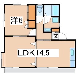 郡山駅 バス17分  北井入口下車：停歩2分 1階の物件間取画像